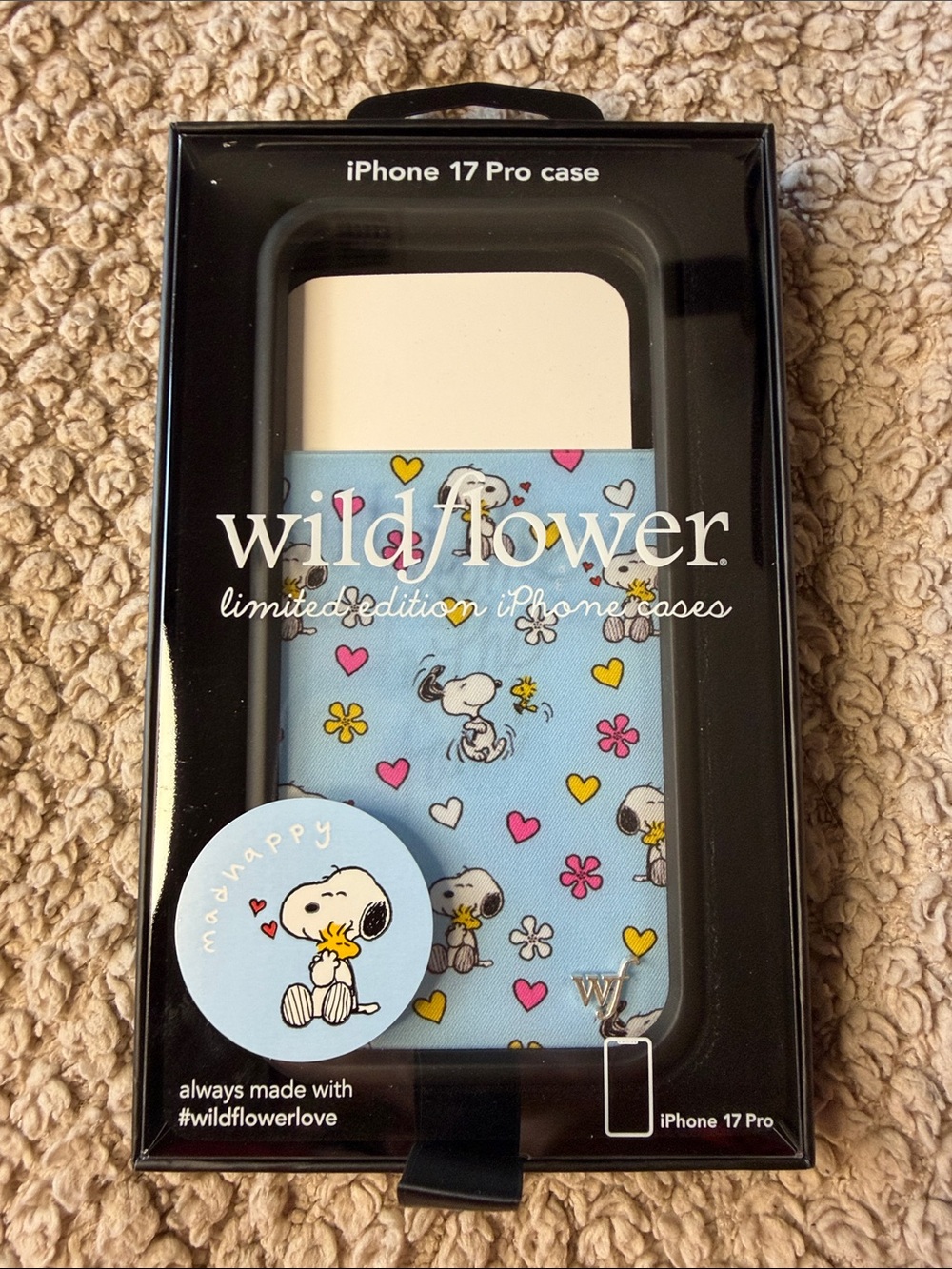 Wildflower Cases x MadHappy | Peanuts Iphone 17 pro case